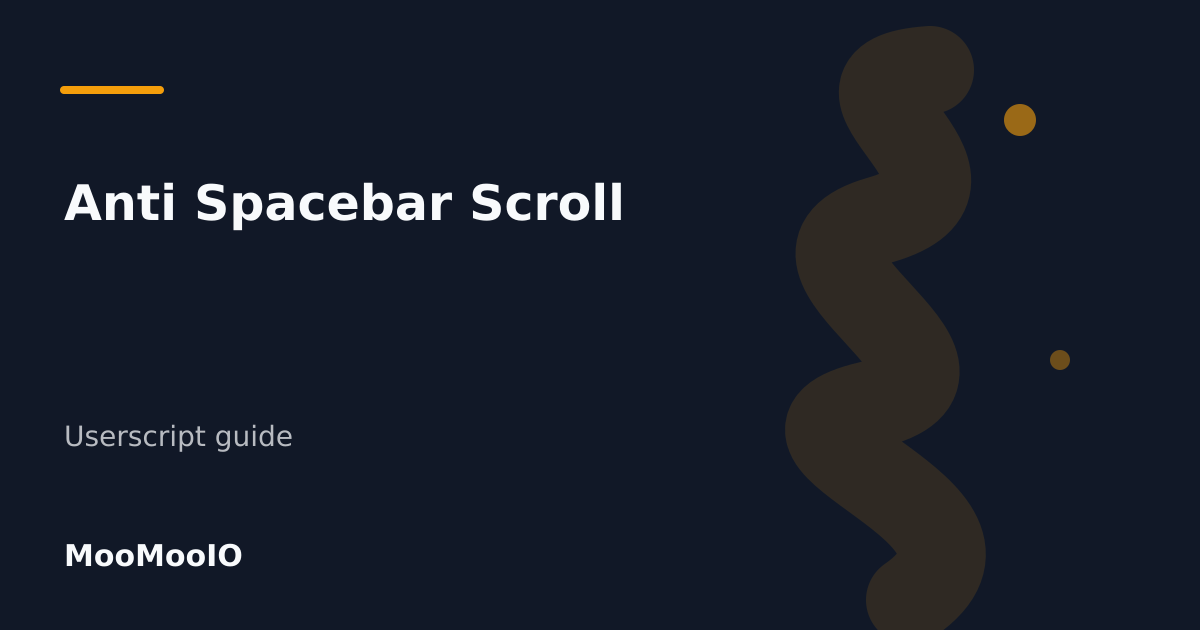 Editorial cover for Anti Spacebar Scroll