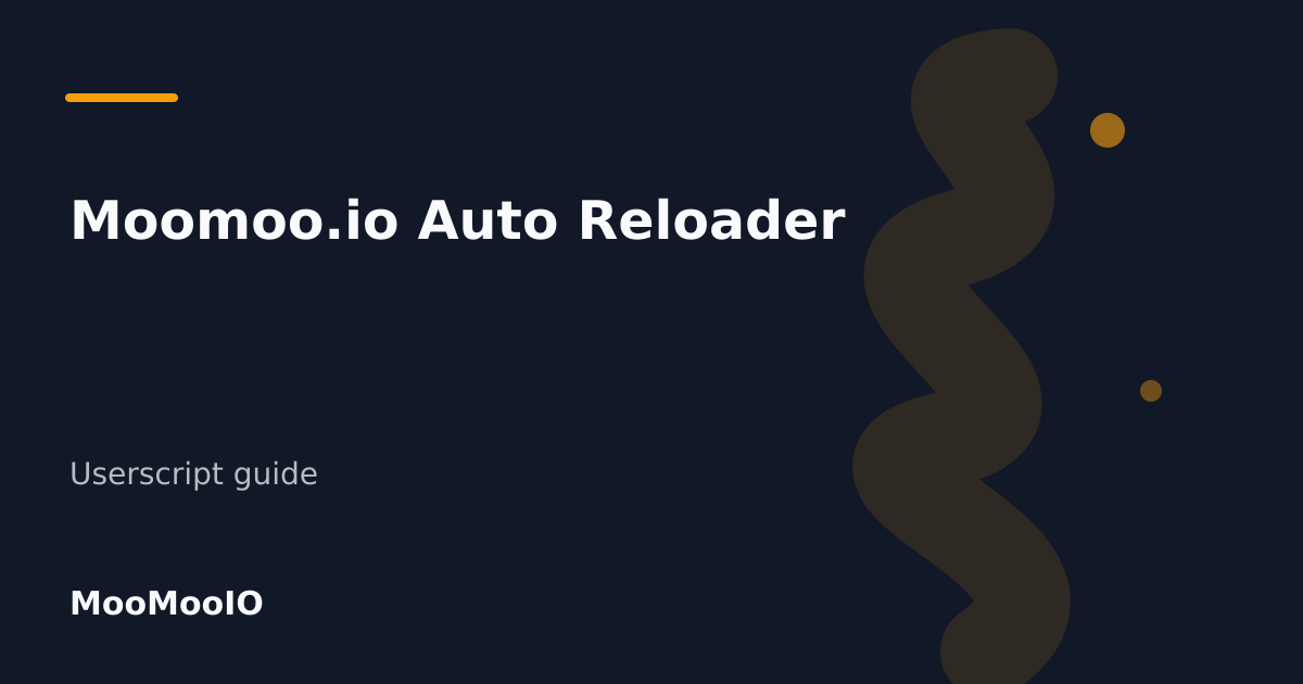Editorial cover for Moomoo.io Auto Reloader