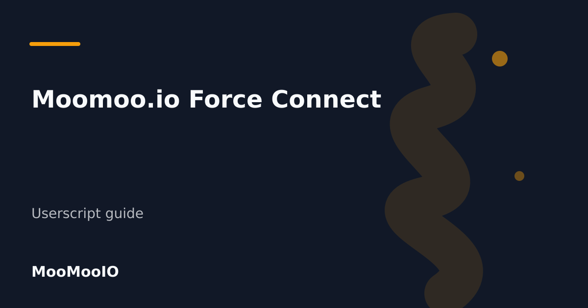 Editorial cover for Moomoo.io Force Connect