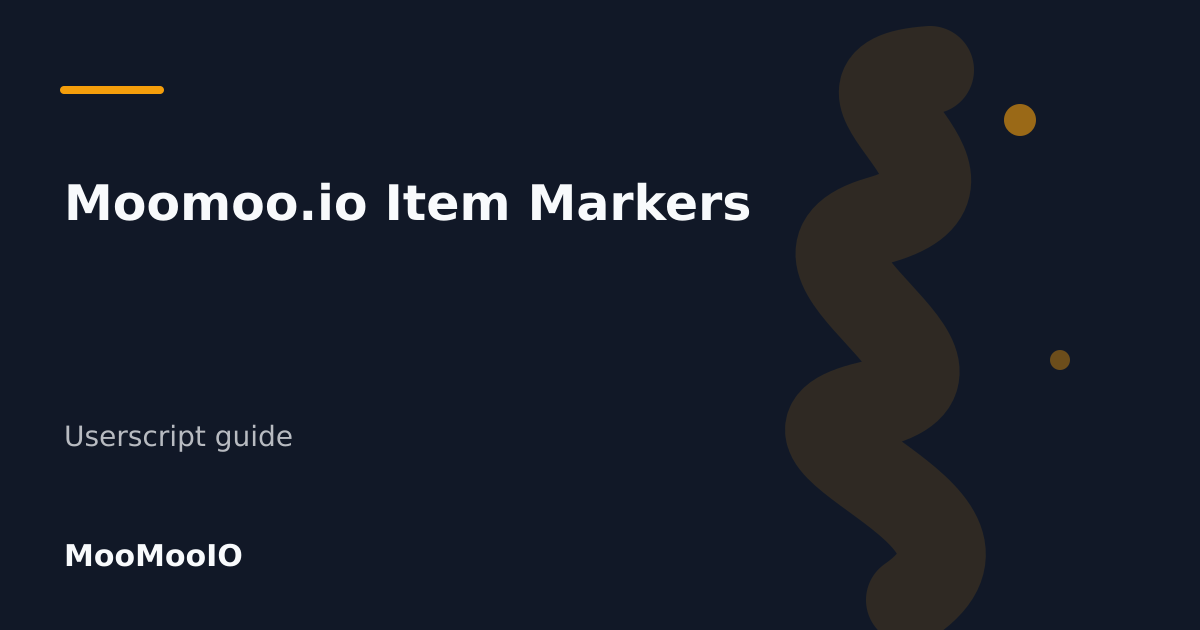 Editorial cover for Moomoo.io Item Markers