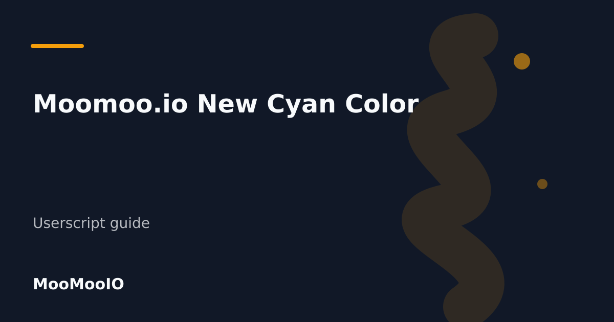 Editorial cover for Moomoo.io New Cyan Color