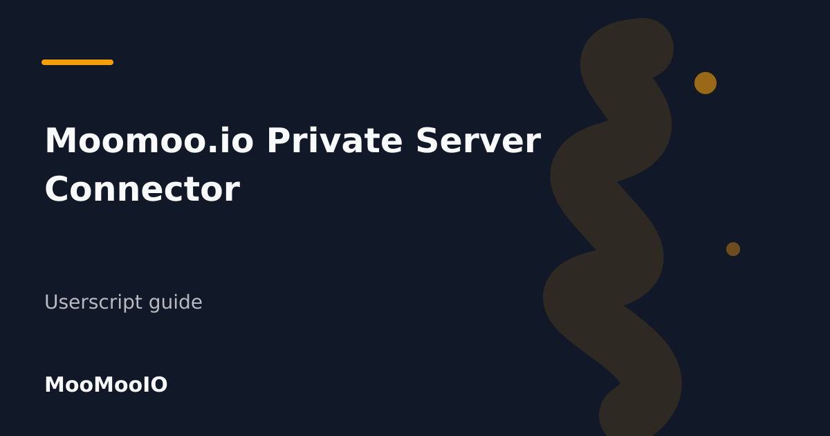 Editorial cover for Moomoo.io Private Server Connector