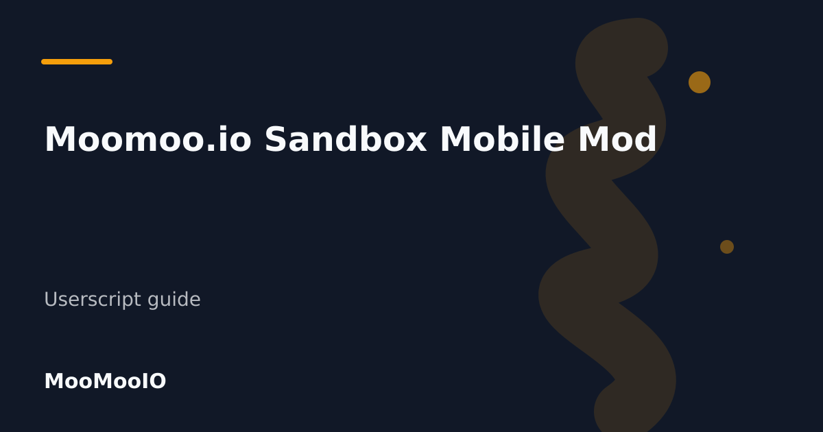 Editorial cover for Moomoo.io Sandbox Mobile Mod
