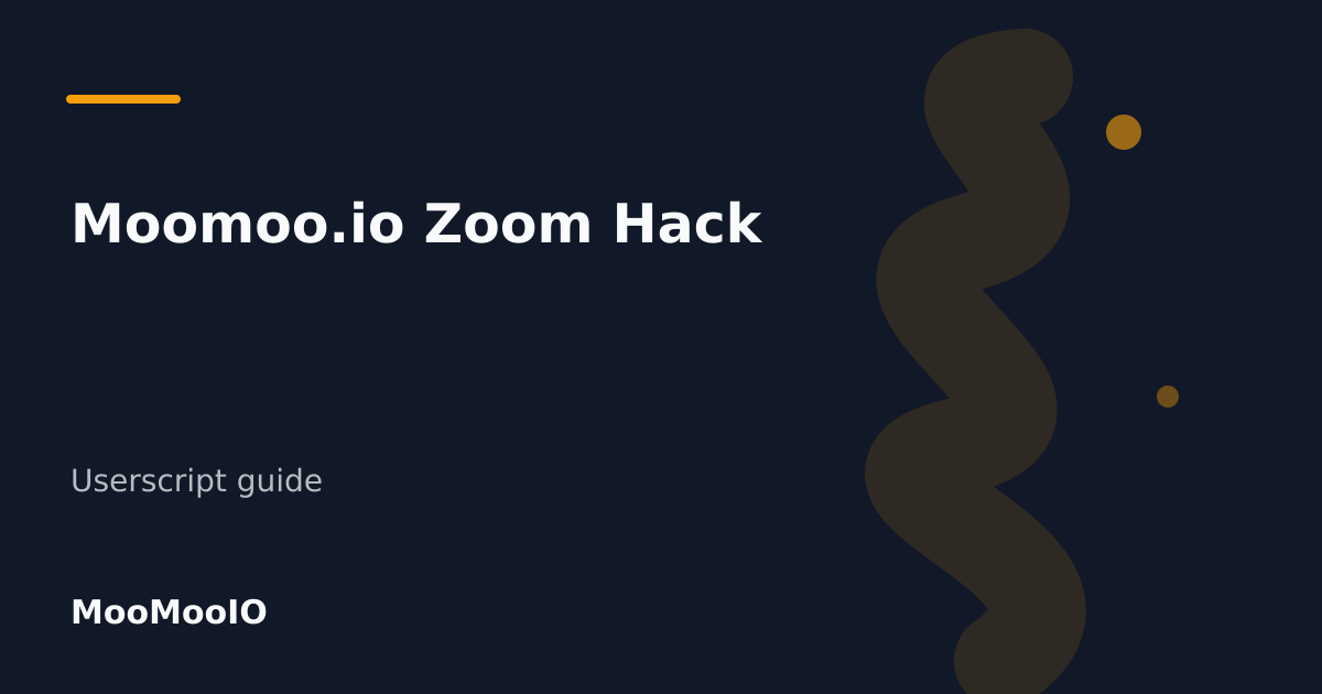 Editorial cover for Moomoo.io Zoom Hack
