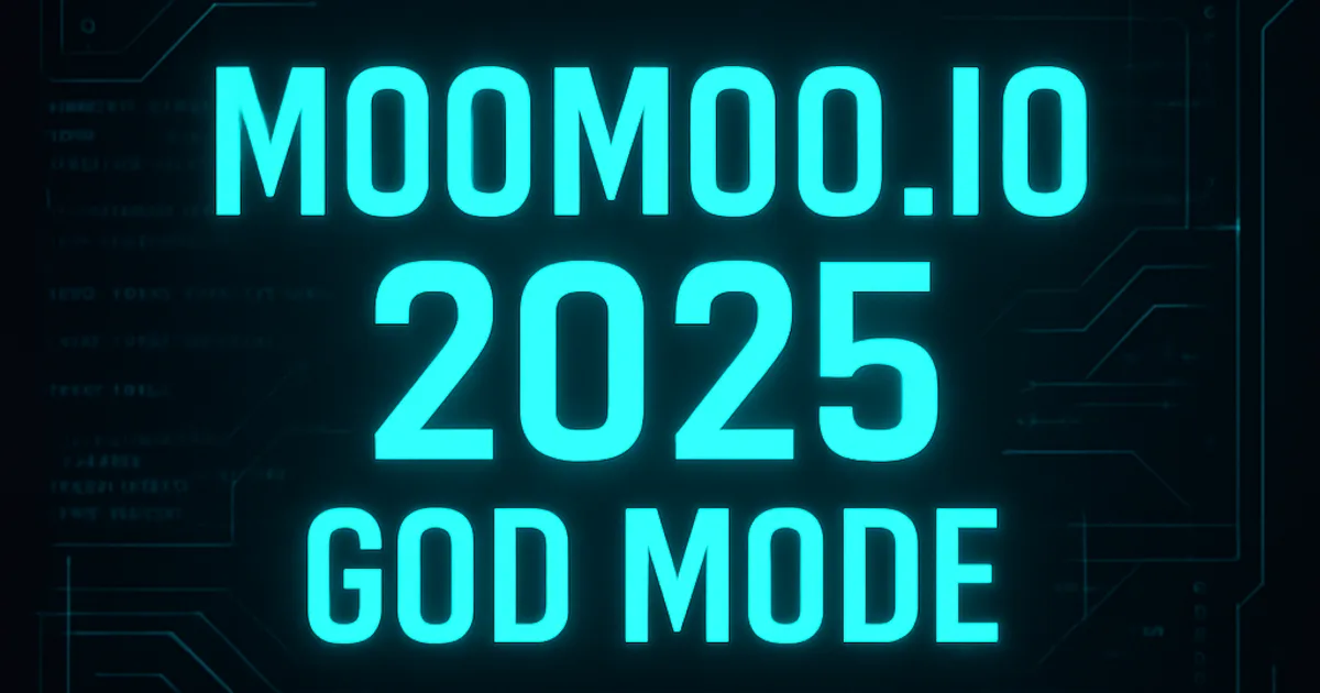 Moomoo.io God Mode - Infinite Health and More!