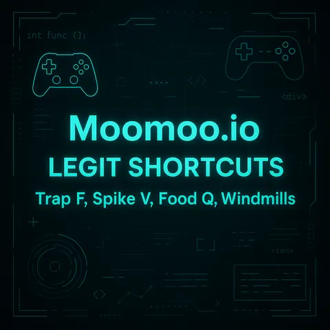 Moomoo.io Legit Macros | Trap F, Spike V, Food Q, Windmills
