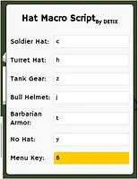 Moomoo.io | Hat Macro & Menu Script
